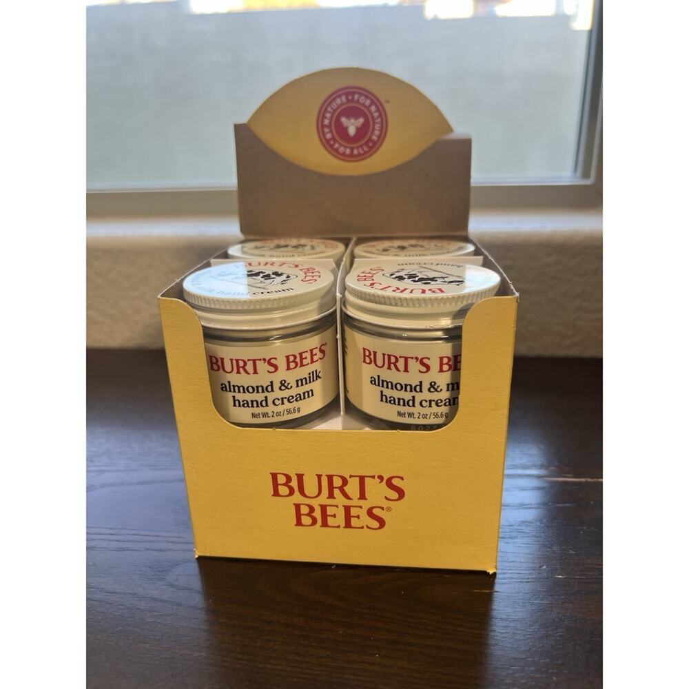 Burt's Bees Almond and Milk Hand Cream 2 oz Pack of 8 New